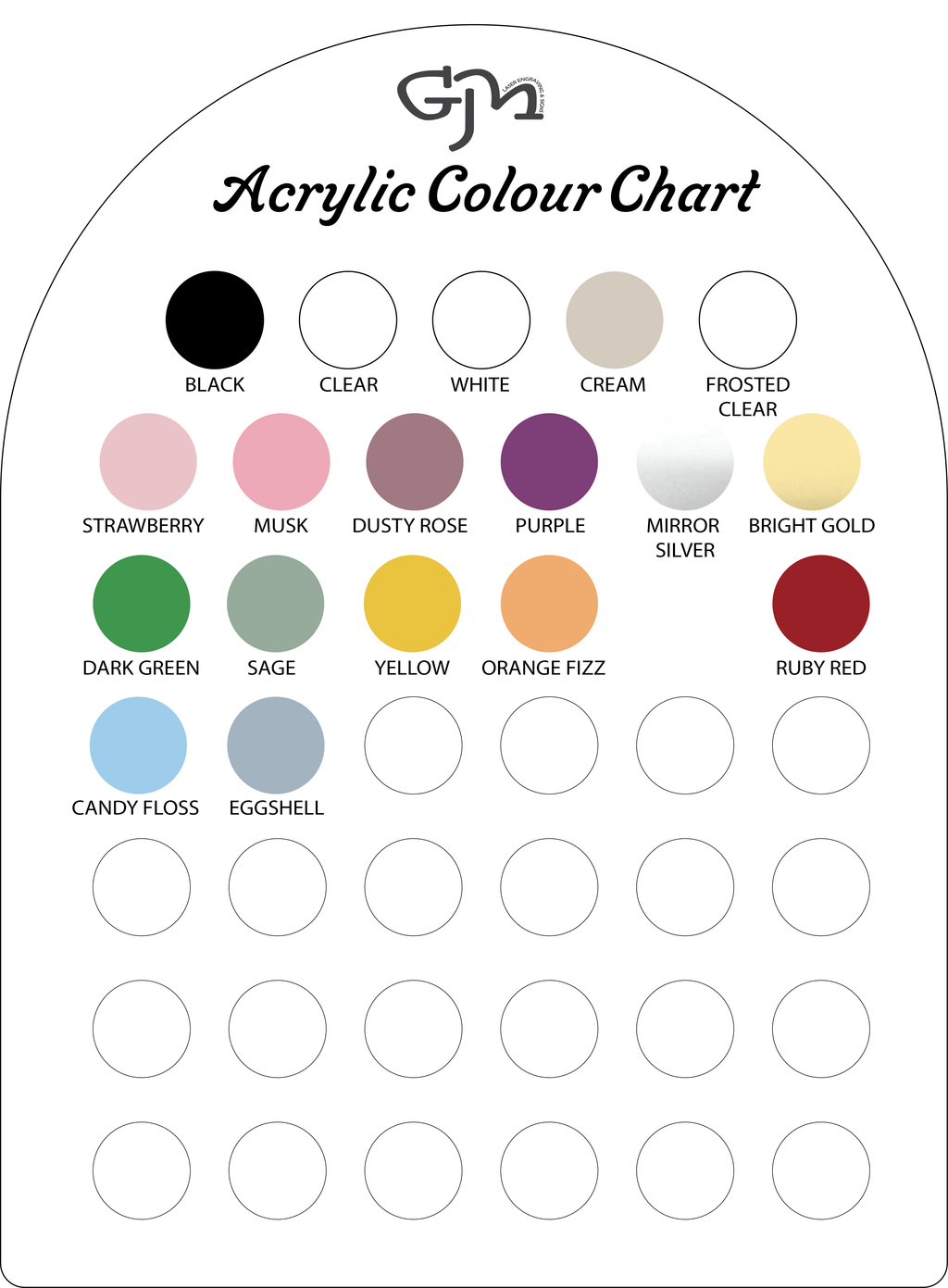 Basic Arch Card Holder