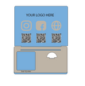 Branded Social Sign & Card Reader | Acrylic