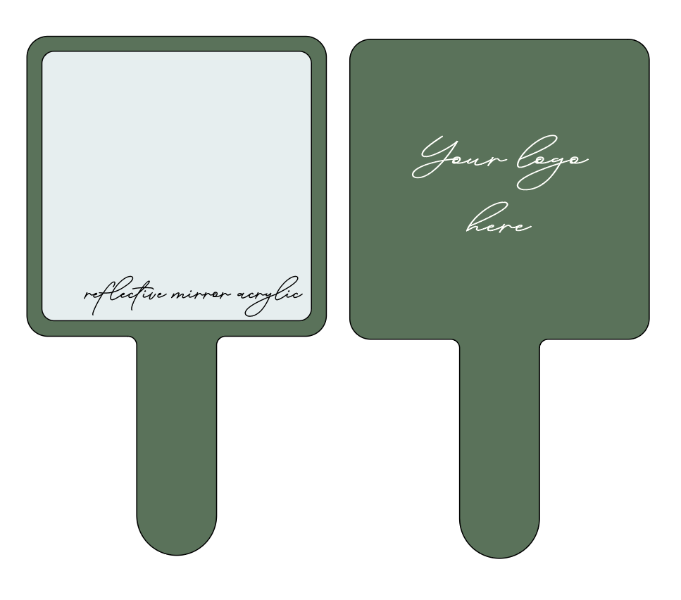 Handheld Branded Mirror