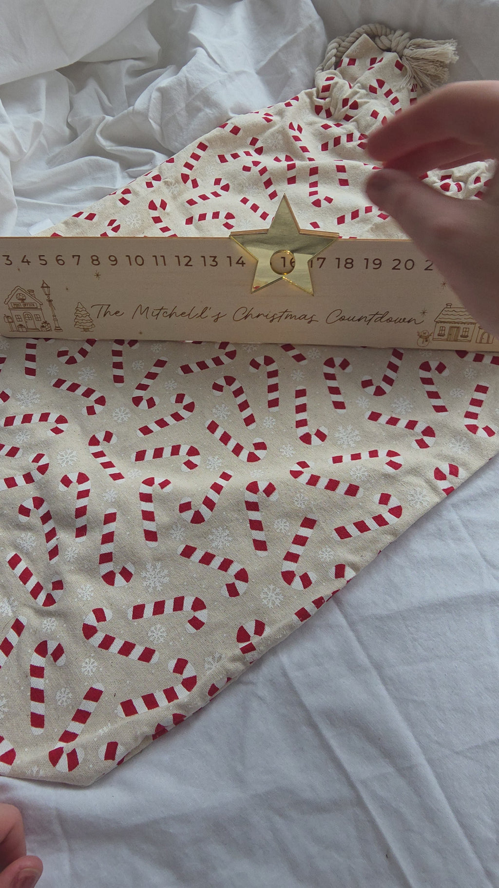 Christmas Countdown Star Mover — Personalised Family Board