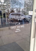 Opening Hours Decal