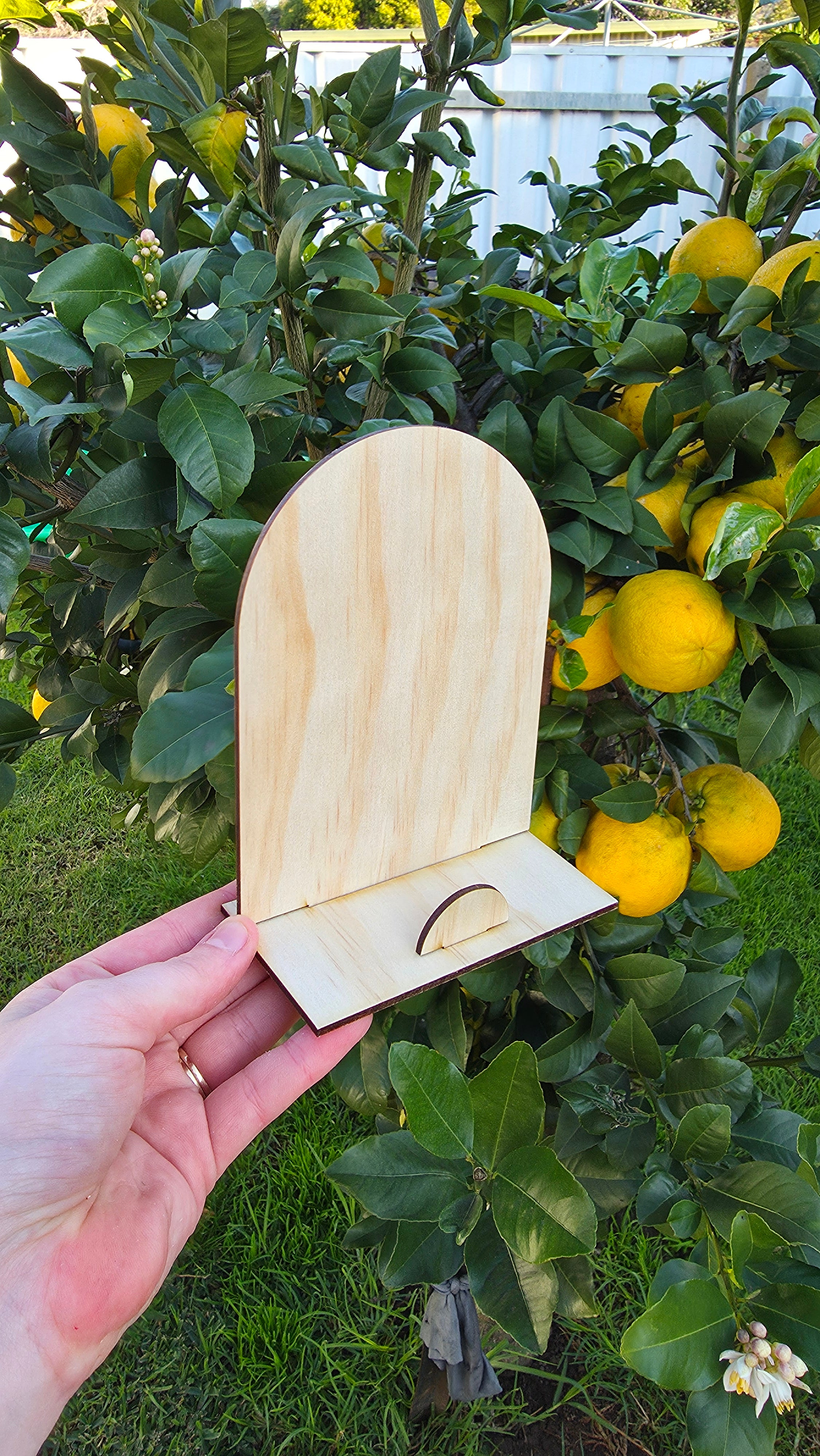 Timber Arch Card Holder