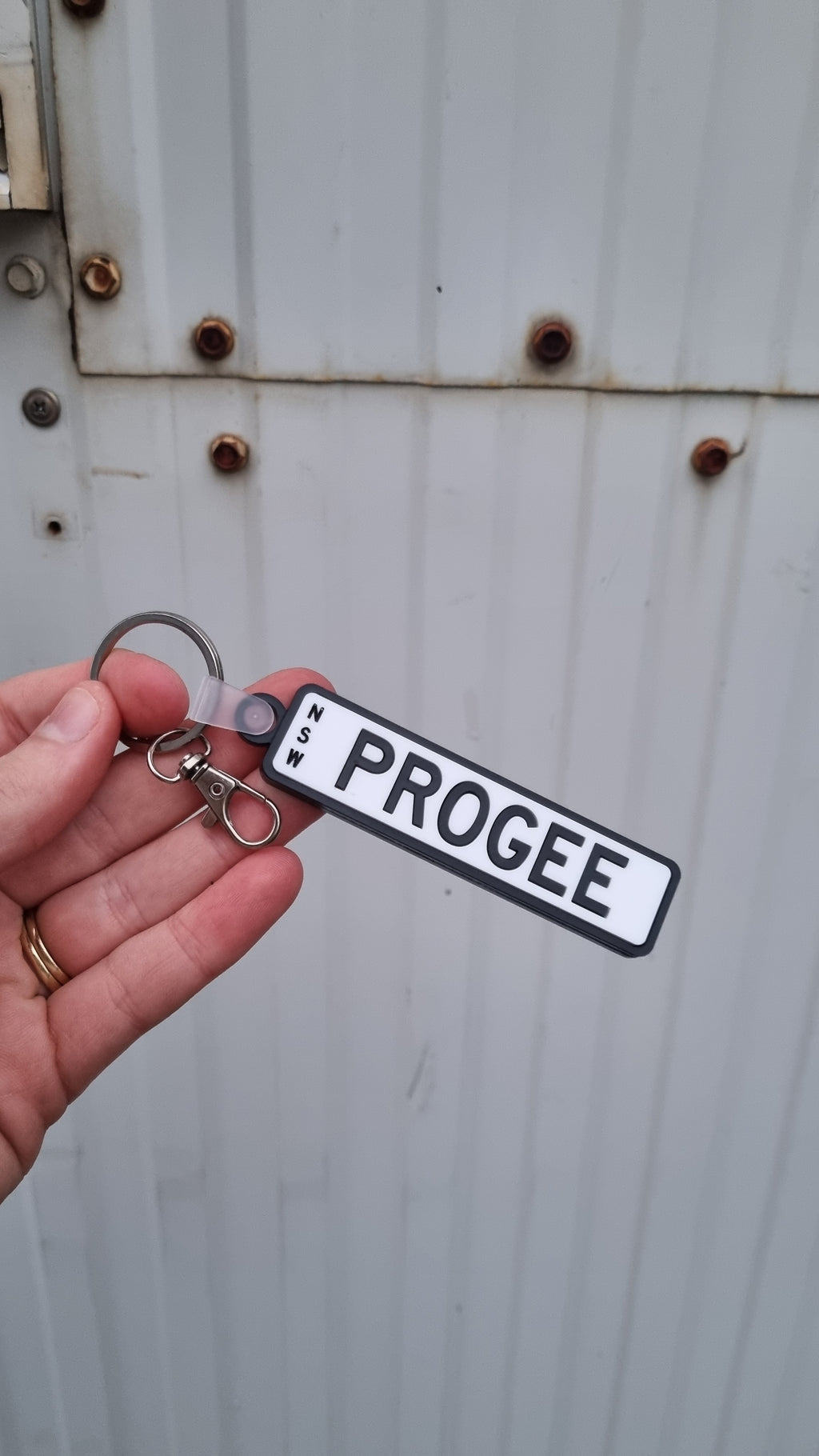 Numberplate Keychain