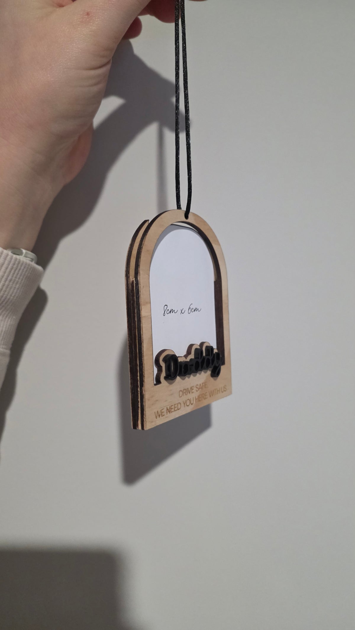 Car Hanging Frame | Daddy Drive Safe