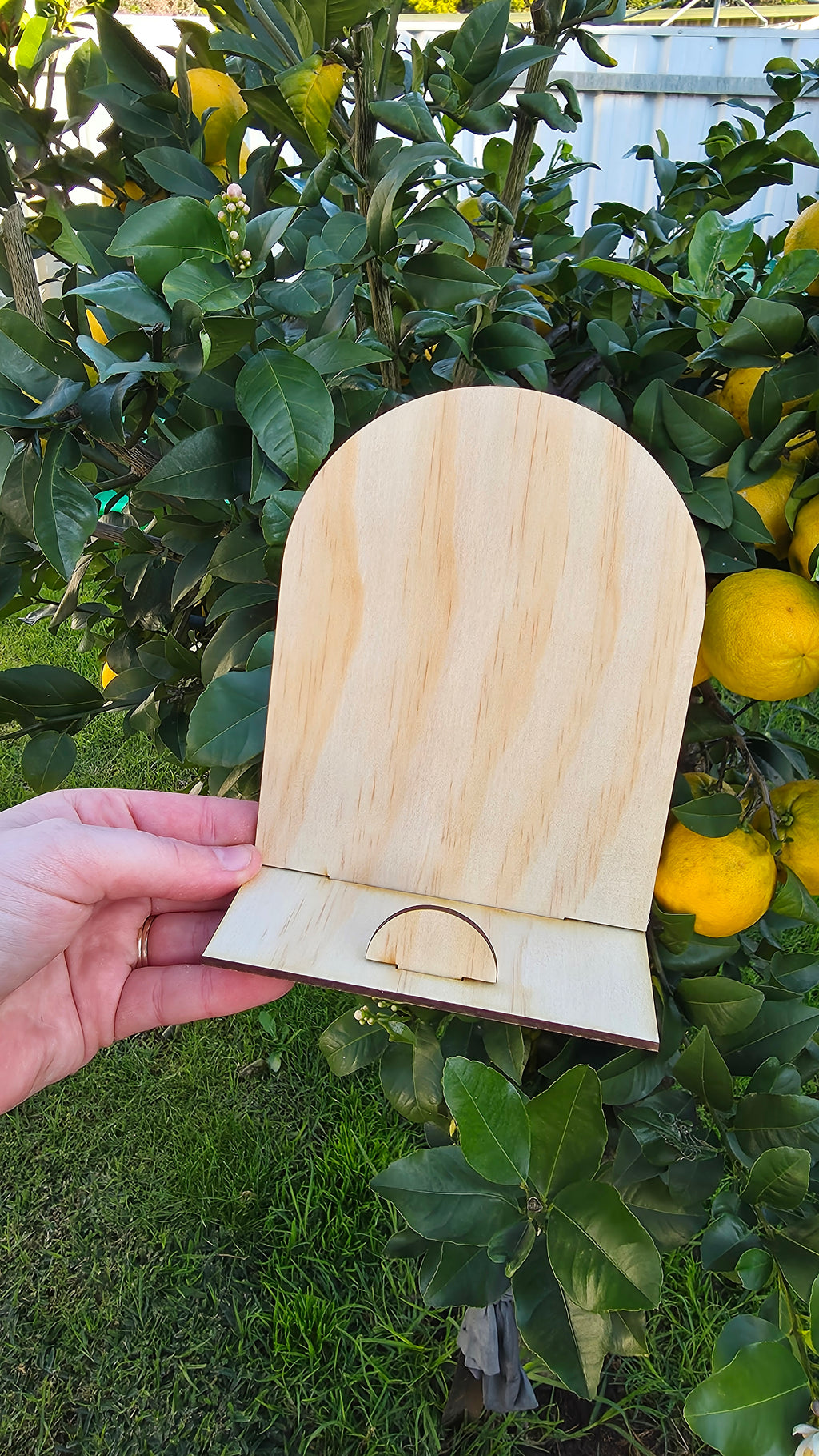 Timber Arch Card Holder