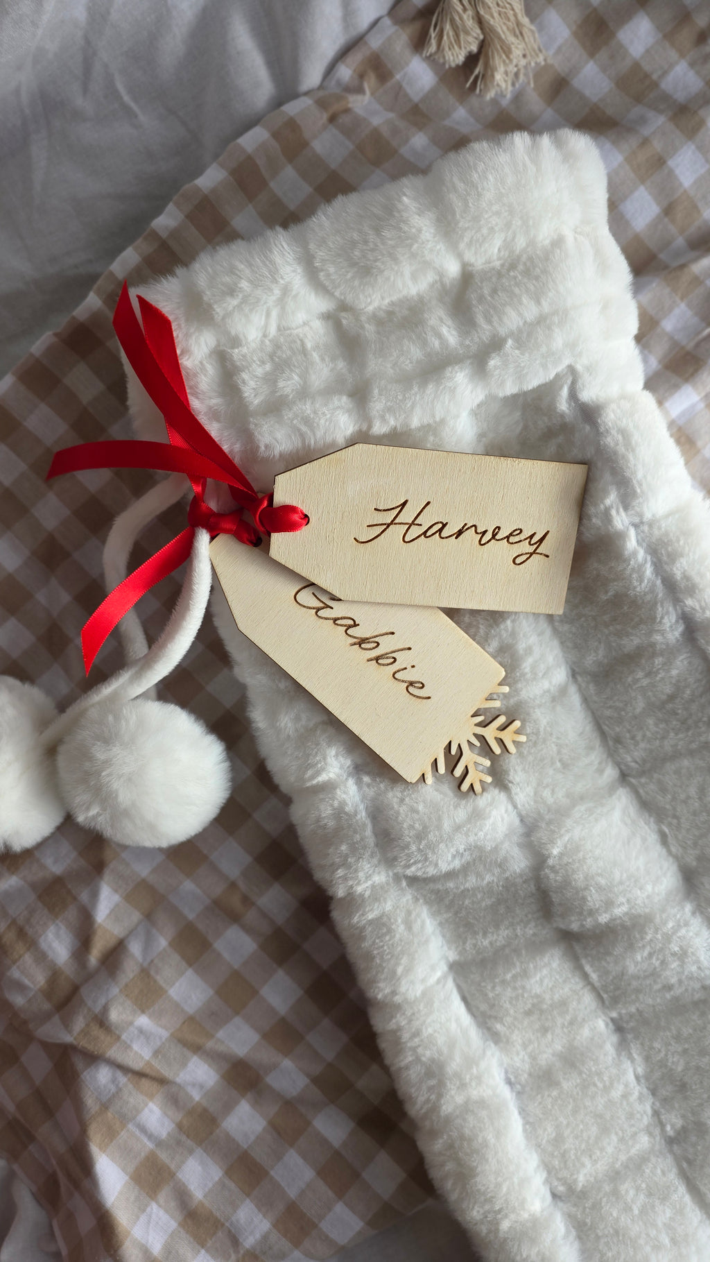 Personalised Stocking Name Tags