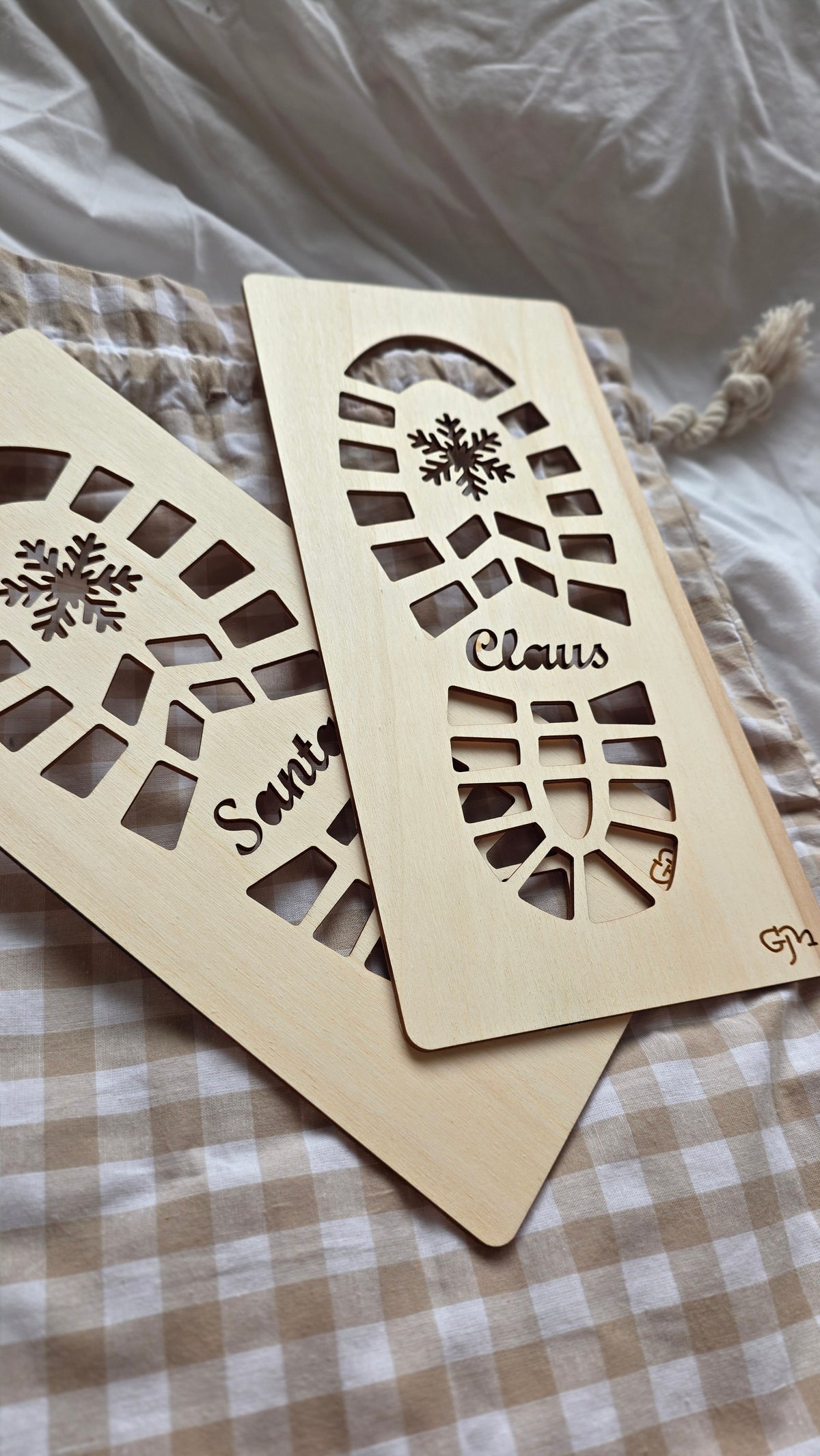 Santa Footprint Stencil