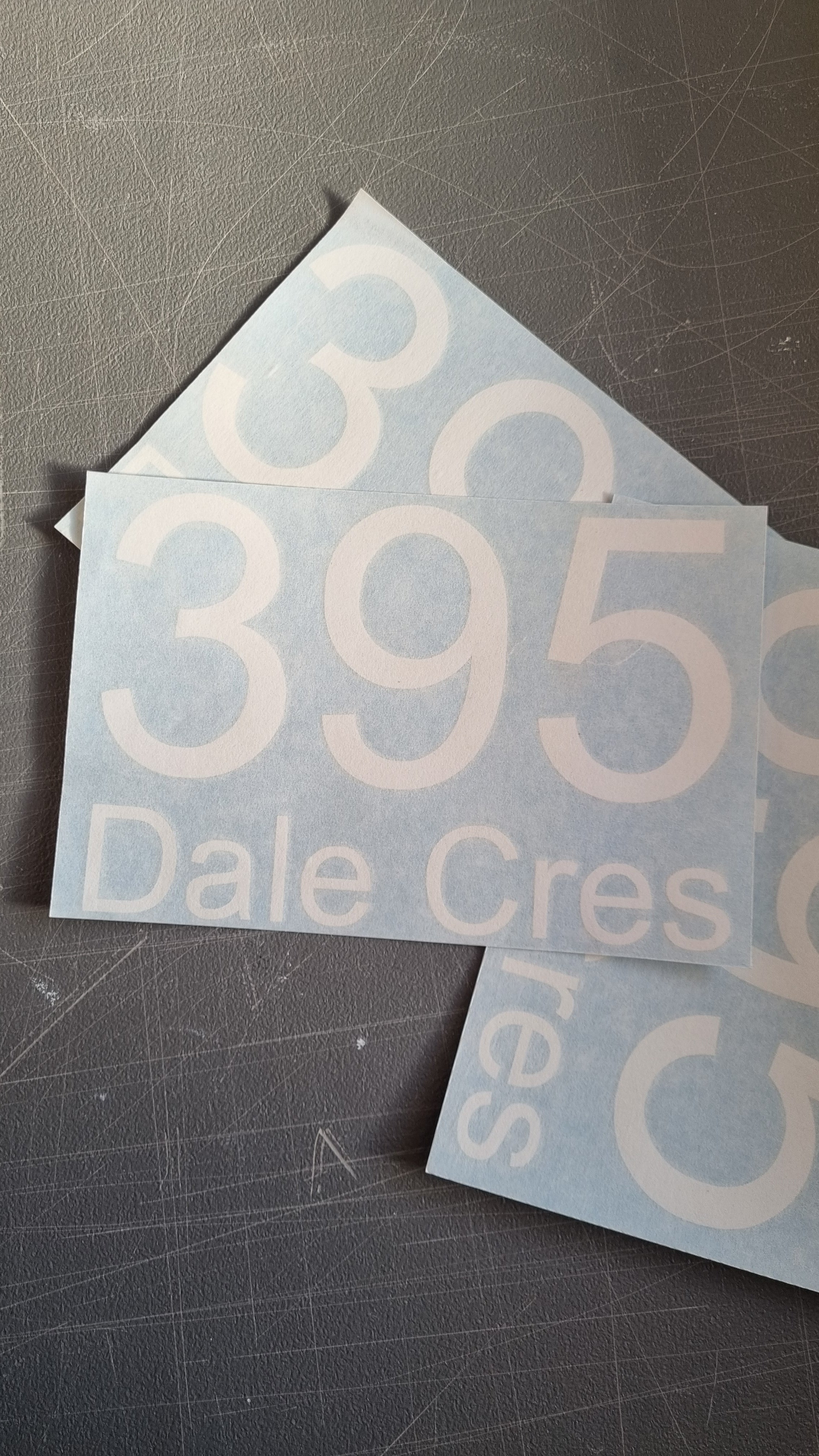 Bin Address Labels