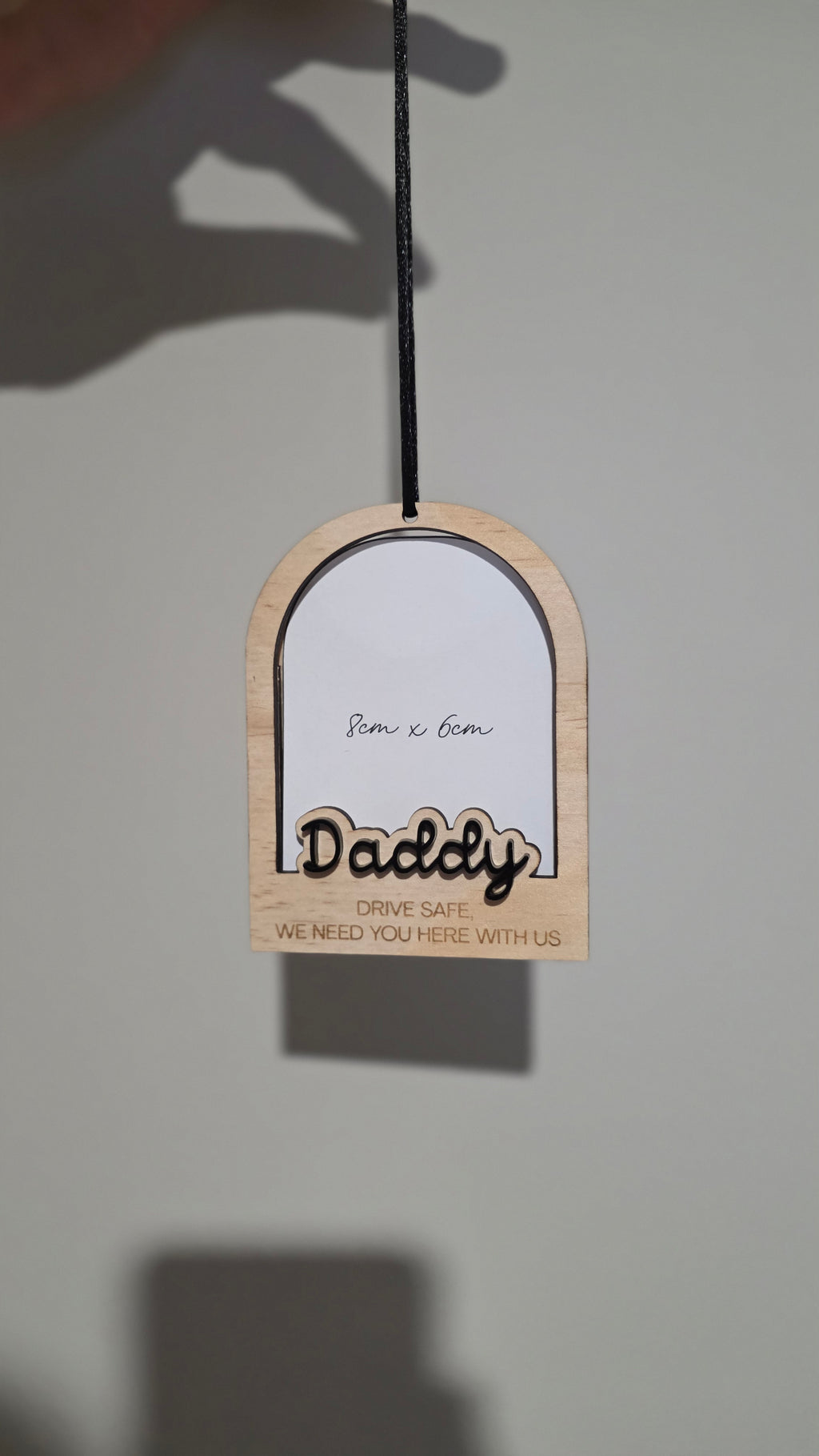 Car Hanging Frame | Daddy Drive Safe