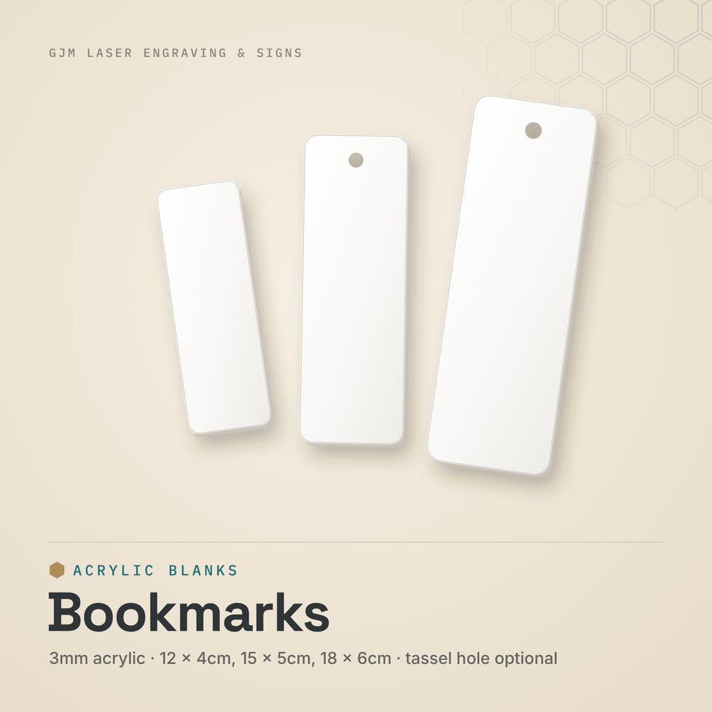 Acrylic Blanks | Bookmarks