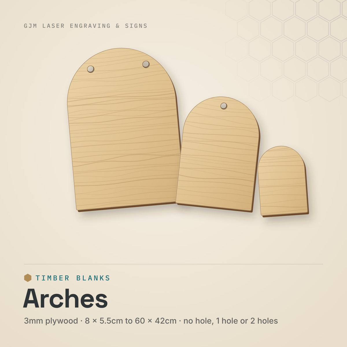 Timber Blanks | Arch