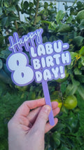 Custom Double Layered Cake Topper