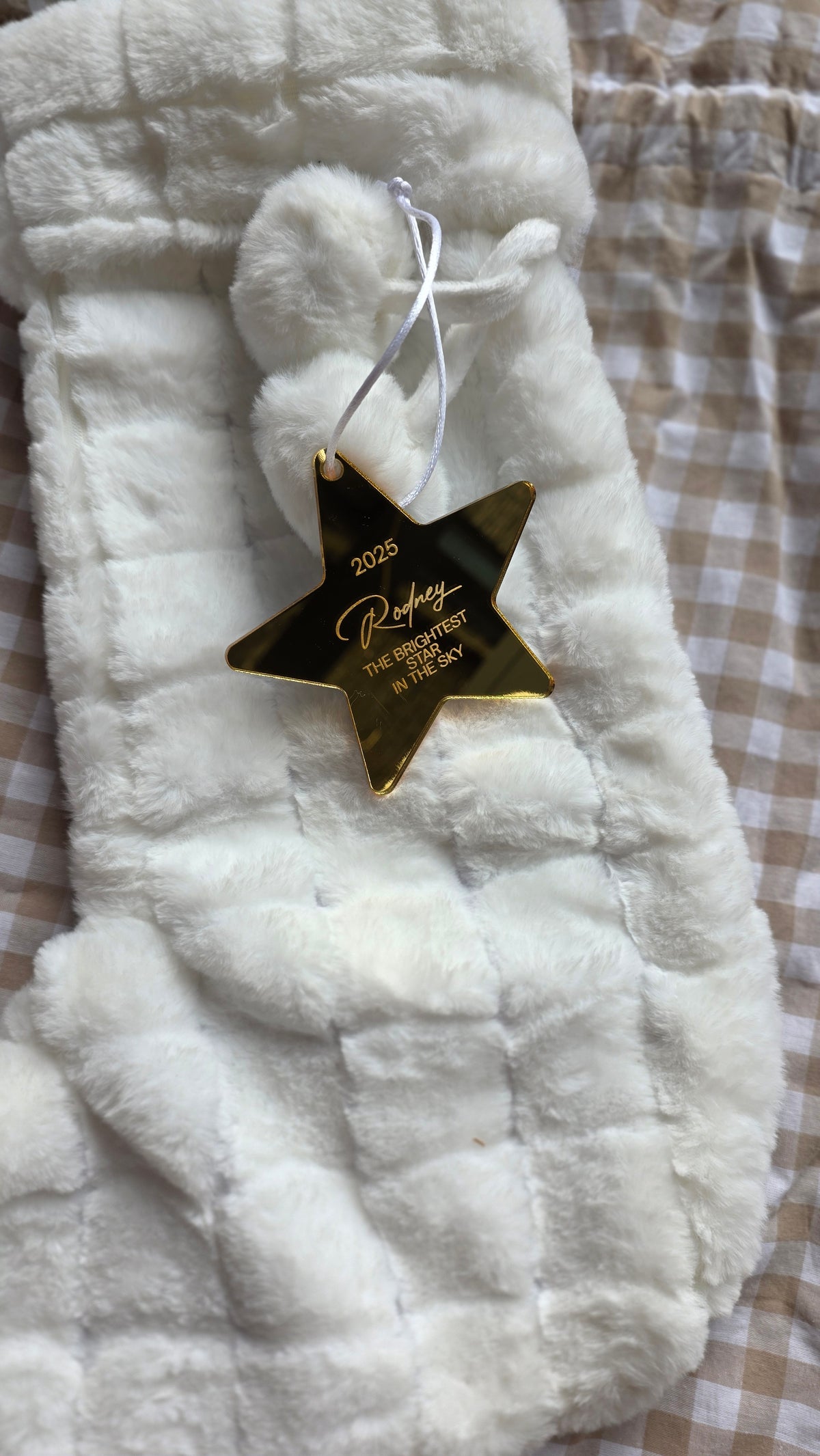 The Brightest Star — Personalised Memorial Christmas Ornament