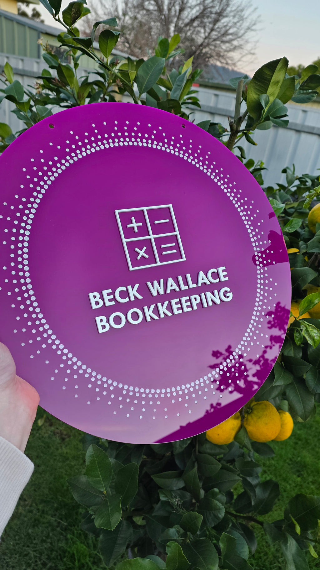 3D Acrylic Branded Signage