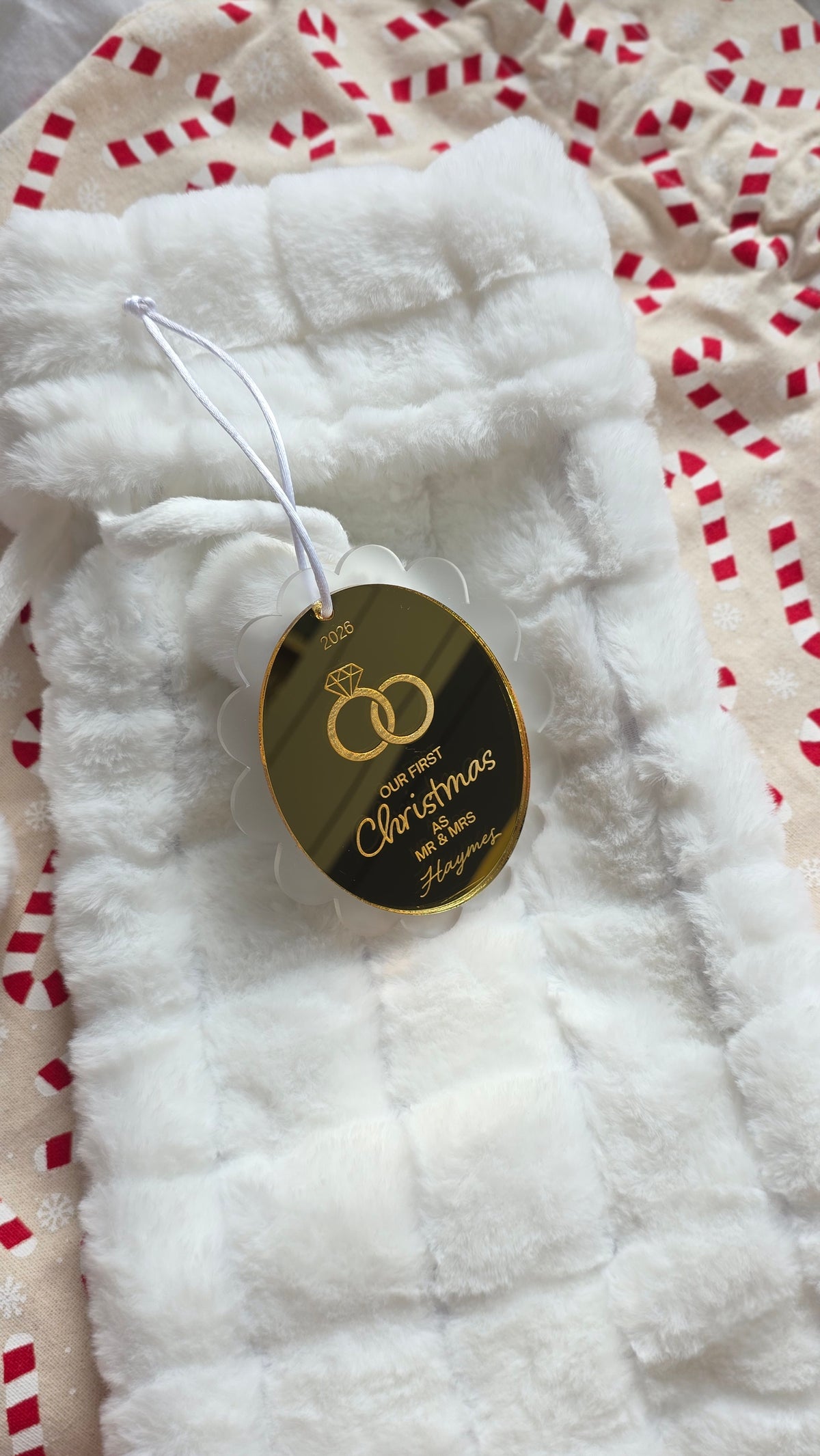 Luxe Personalised Christmas Ornament