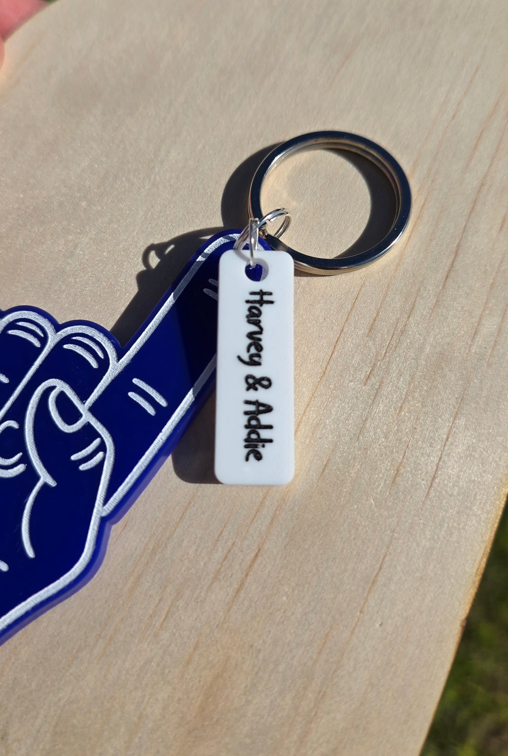 No. 1 Dad Keychain