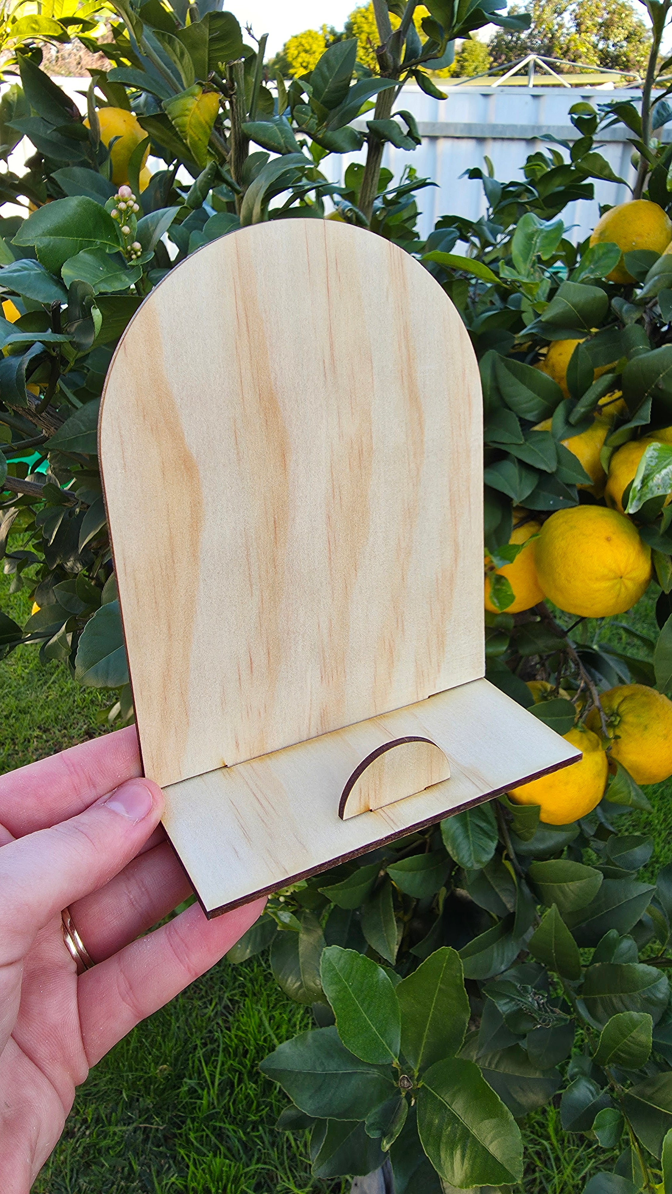 Timber Arch Card Holder
