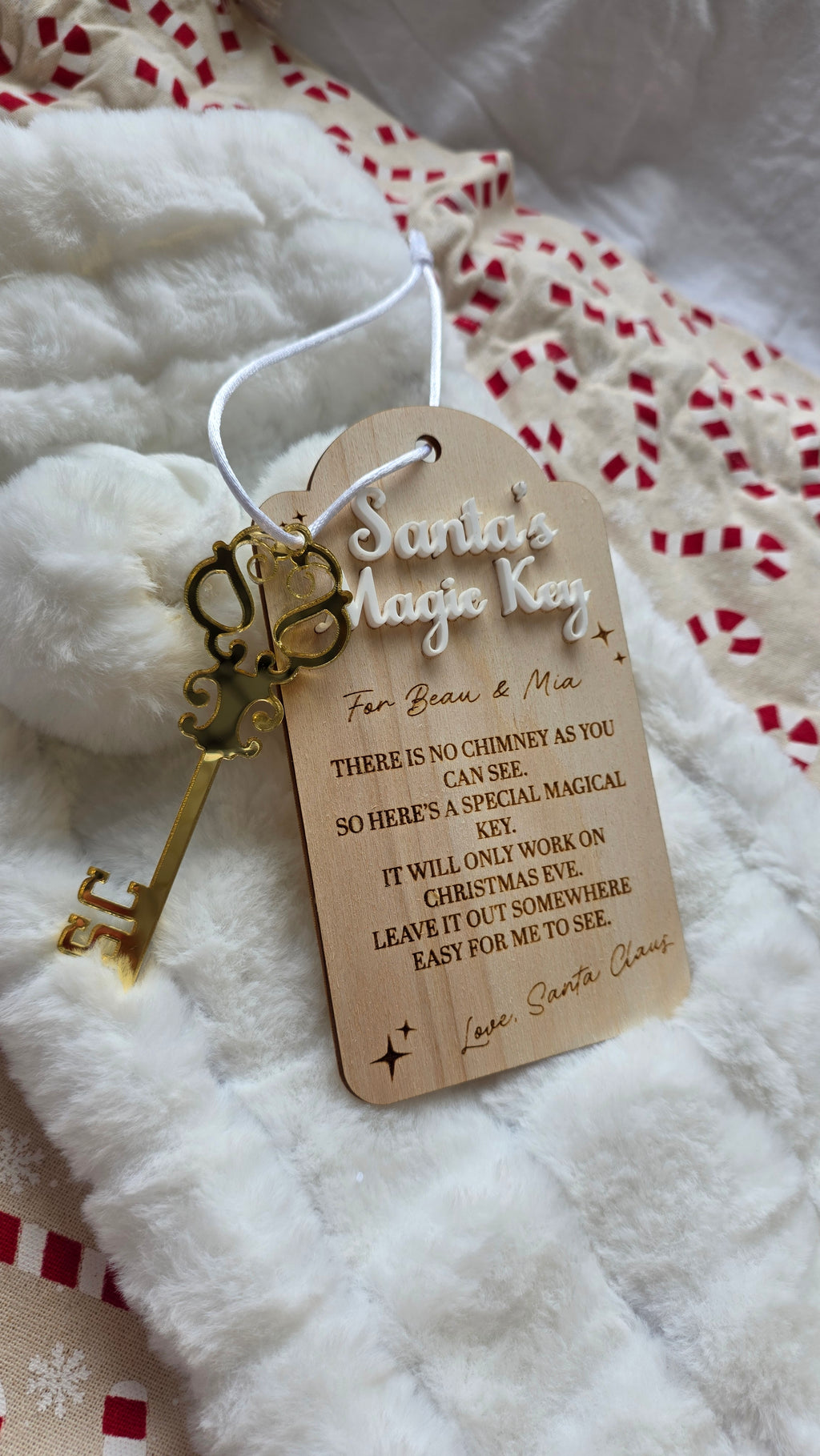 Santa's Magic Key — Personalised Tag