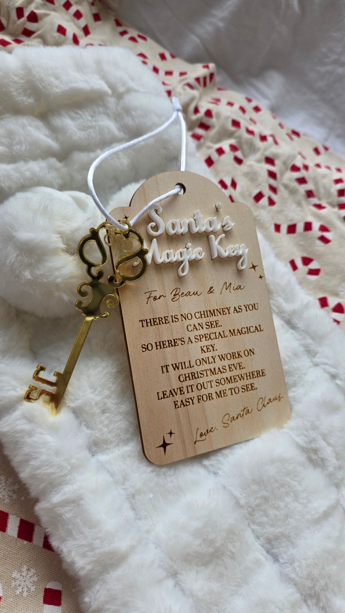 Santa's Magic Key — Personalised Tag