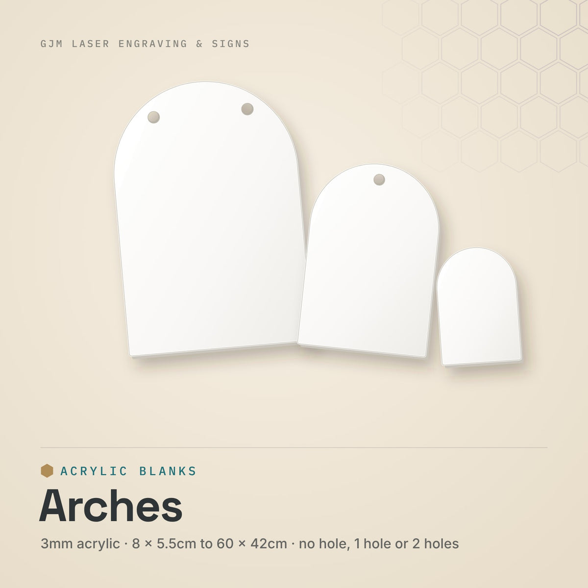 Acrylic Blanks | Arch